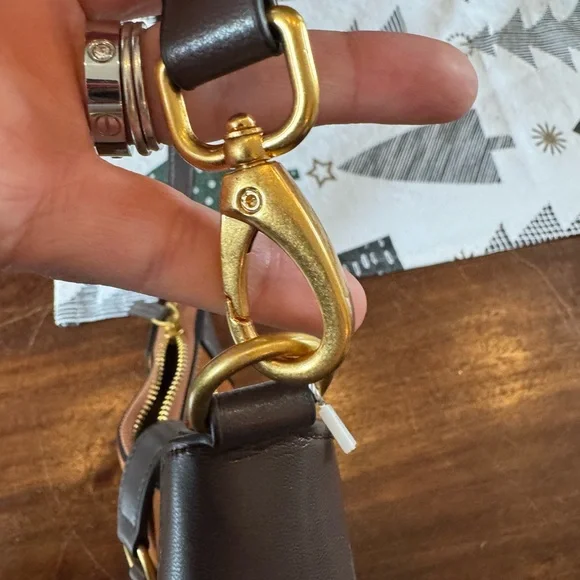 Polo ID Bag inspired Leather Shoulder Bag - Picture 7 of 7